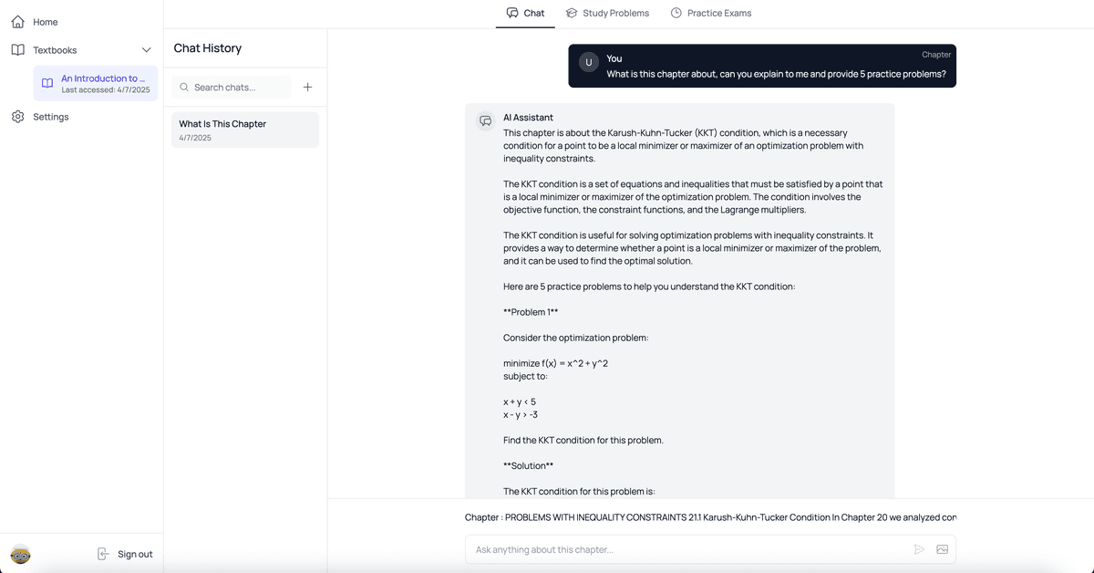 Chat with your textbook